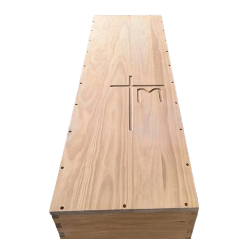 2 belgian paulownia wood coffin